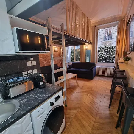 Beautiful Mini Loft Near Saint-lazare Aparthotel Paris